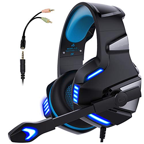 Micolindun Gaming Headset for Xbox One, PS4, PC, Over Ear